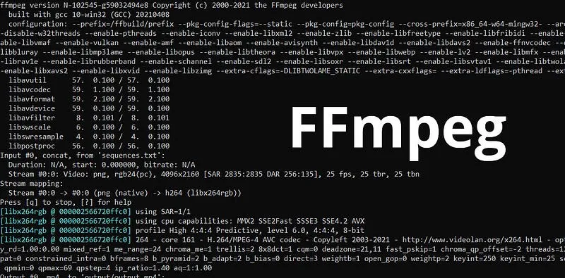 Writing a Video Encoder using Node JS and FFMPEG — figure 1