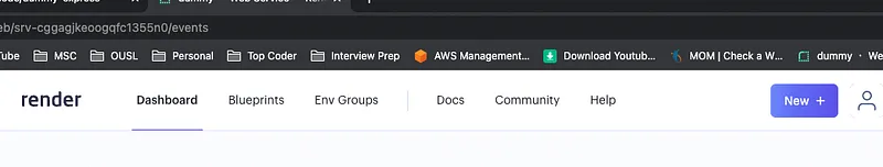 Deploying a simple node server #FREE OF CHARGE# using Render and connect it to a free database in… — figure 1