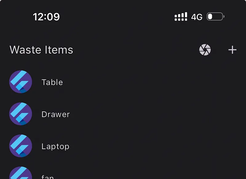 Now from the WasteItemListView component, we have to handle how this preview should appear