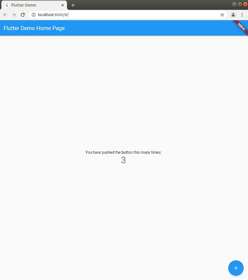 Here i have specified the web port if not it will run in a random port. So now you will get a chrome browser like this
