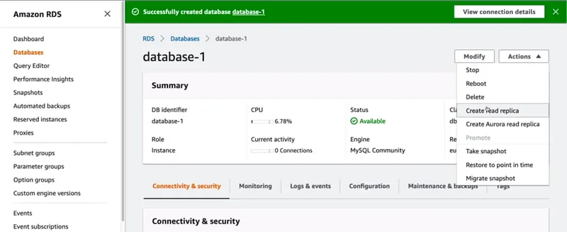 AWS Certified Solution Architect — RDS — figure 3